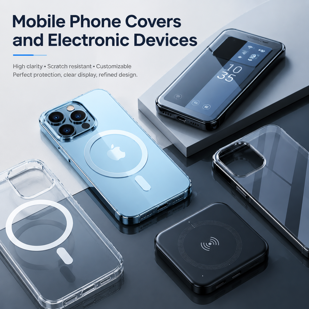 Mobile Phone Covers and Electronic Devices